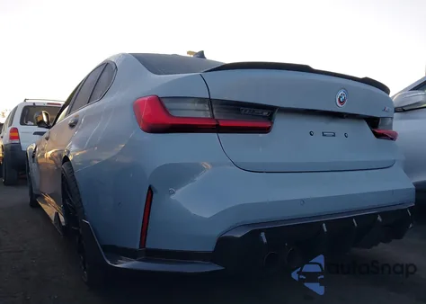 2021 BMW M3 Sedan from USA, damaged, VIN WBS53AY08MFK99479